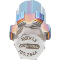 Ks Tools taraud avec boulon de guidage pour capteurs NOX, M20x1,5
