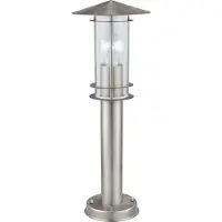 Eglo Lisio lampe sur pied acier inoxydable