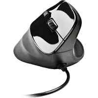 NGS SAMSARA, Droitier, Design vertical, Laser, USB Type-A, 3200 DPI, Noir