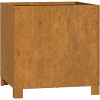 vidaXL Jardinière avec pieds Rouillé 42x40x43 cm Acier corten
