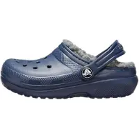 Crocs Sabots enfant CLASSIC LINED CLOG T garcons - Marine - 22 / 23
