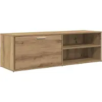 vidaXL Armoire TV Artisan-Chêne 120x34x37 cm Bois composite
