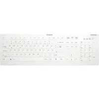 Contour Active Key Cherry AK-C8112, Taille complète (100%), Sans fil, RF Wireless, Commutateur à ciseaux, QWERTZ, Blanc