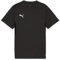 Puma T-Shirt fonctionnel 'TeamGoal' noir / blanc