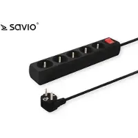Savio LZ-02 Listwa zasilajca, 5 gniazd, 3m 5 AC outlet(s) Type E 2500 W
