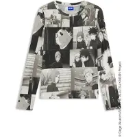 HUGO Diraluna 10273680 Blue Long Sleeve T-shirt Gris XS Femme