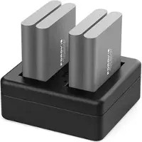 PDMovie Chargeur de batterie LI-42B à 4 positions + câble USB