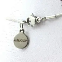 Bijoux Pierres et Minéraux. Collier 5 perles Tourmaline bicolore 8 mm Chaine en acier inoxydable Collier femmes, hommes. Taille personnali