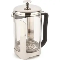 La Cafetière Cafetière, 12 tasses, acier inoxydable, argent - | Roma