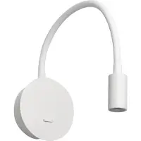 Expo Spot en saillie flexible Wispo blanc