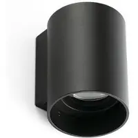 Faro KOV 1L Applique murale extérieure ronde noire 3000K 14° 71790-231