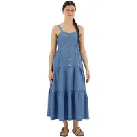 Pepe Jeans Edith Sleeveless Dress Bleu S Femme