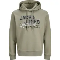 Jack & Jones 12279649 Logo 2 Colors Hoodie Beige XL Homme