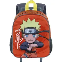KARACTERMANIA 3d Chikara 26x13x34 Cm 11.50l Wheeled Backpack Orange Enfants