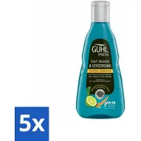 Guhl - Shampooing 3 en 1 - Fraîcheur & Soin Homme - 250 ml - Pack avantage - 5 pièces