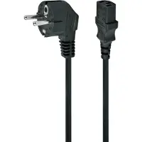 Cablexpert PC-186-VDE Câble d'alimentation (5 m), Câble d'alimentation, Noir