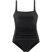 LASCANA Maillot de bain 'Camilla' noir / blanc