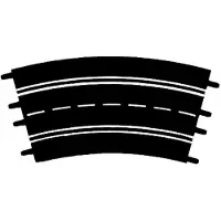 Carrera 20573 Curve 3/30 6 PCS num rique 124/132 et analogique