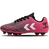 Hummel Chaussures pour enfants Top Star F.g. Lc Jr en similicuir avec motifs gaufrés en 3D