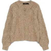 Vero Moda Cardigan 'VMShell' noisette