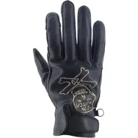 Helstons Bones Perforated Leather Gloves Noir 13 Homme