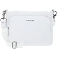 Mandarina Duck Sac bandoulière Mellow en cuir, couleur blanc