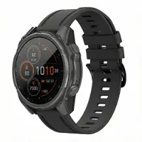 IMoshion Bracelet QuickFit Line en silicone - Connexion Garmin QuickFit 20 mm - Noir