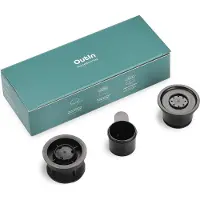 OutIn Nano Adapter Set | Pour capsules et café moulu | Avec cuillère et porte-filtre | Pièces détachées pour machines à espresso