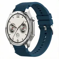 IMoshion Bracelet en silicone pour la OnePlus Watch 3 / 2 / 2R / Oppo Watch X2 / X - Bleu foncé
