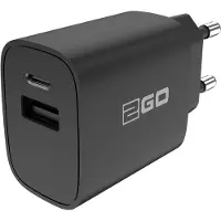 2GO USB Chargeur rapide USB + USB-C