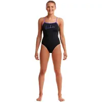 Funkita Single Strap Swimsuit Noir AUS 8 Femme
