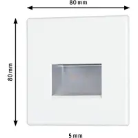 Paulmann LED Applique murale encastrée Edge