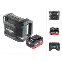 Metabo R 12-18 DAB+ BT Radio de chantier sans fil 12-18 V DAB+ Bluetooth + 1x batterie 5,5 Ah - sans chargeur