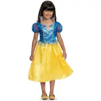 Disguise Snow White Classic Costume Jaune 7-8 Years Enfants