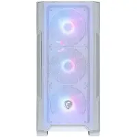 MSI Mag Forge M100r Pc Tower Case Blanc