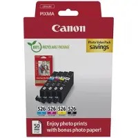 Canon Ink Cli-526 Ink Cartridge Multicolore