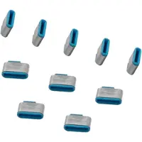 Logilink Verrous de port USB-C 10pcs (USB-C), Lecteur de carte mémoire, Bleu, Gris