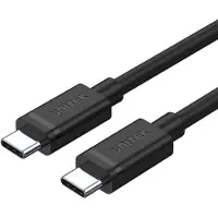 UNITEK Câble USB Y-C477BK01-2M USB 3.2 Gen 1 (3.1 Gen 1) USB C Noir