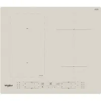Whirlpool WLB6860NE/S, Argent, Intégré, Table de cuisson à induction à 4 zones, céramique, 4 zone(s)