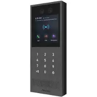 Akuvox Kit TFE vidéo X912S On-Wall, grand écran tactile, lecteur de carte, noir (Ethernet, Filaire)
