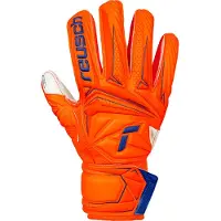 Reusch Attrakt Solid Finger Support Junior Goalkeeper Gloves Orange 4 Enfants