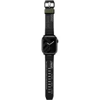 Skinarma Band Shokku Apple Watch 45/44/42mm black (22 mm, Plastique, Silicone, Silicone, Silicone), Sangles de montre, Noir