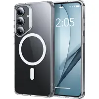 ESR - Classic Hybrid HaloLock - Samsung Galaxy S25 Plus - Clear (Samsung Galaxy S25), Coque pour téléphone portable, Transparent