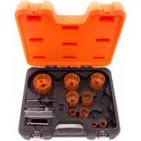 Bahco 3834-SET-86-SP - Set scie cloche (12pcs) - 19 / 22 / 25 / 35 / 44 / 51 / 60 / 64 / 76mm