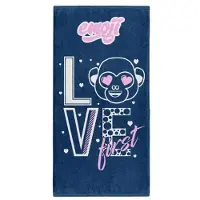 Otso Emoji Love First Microfiber Towel Bleu