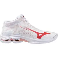 Mizuno Chaussures de sport d'intérieur Wave Lightning Pro Mid pour femmes, blanc, taille 41