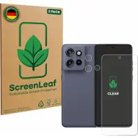 ScreenLeaf Film de protection d'écran, Protection d'écran Écologique, Clear, Anti-Rayures (2 pcs, Motorola Edge 60 Neo), Téléphone portable : film de protection, Transparent