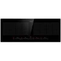 Klarstein Plaque Induction en Céramique de 7200W, Plaque de Cuisson Electrique à Induction, Plaque Induction 4 Feux, Tables de Cuisson, Plaques chauffantes Flex Zone, Rechaud Electrique Cuisine