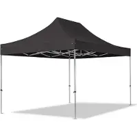 TOOLPORT 3x4,5 m Tonnelle pliante Alu, PES 800, noir