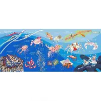 Oceanarium Crustaceans M Towel Multicolore
